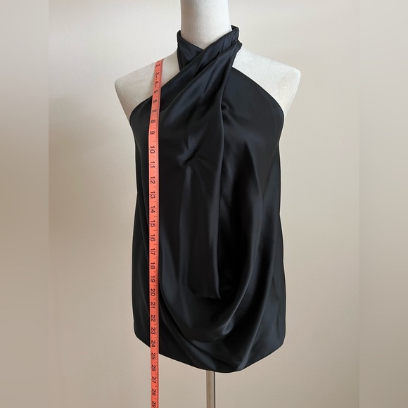 NWOT. Ramy Brook “Harriett” Silk Halter Top- Black - Picture 10 of 14